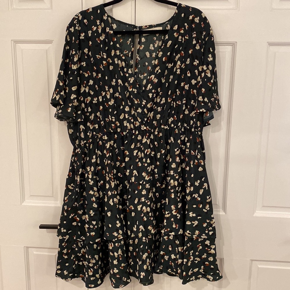 Spotted Ruffle Dress - Picture 3 of 7